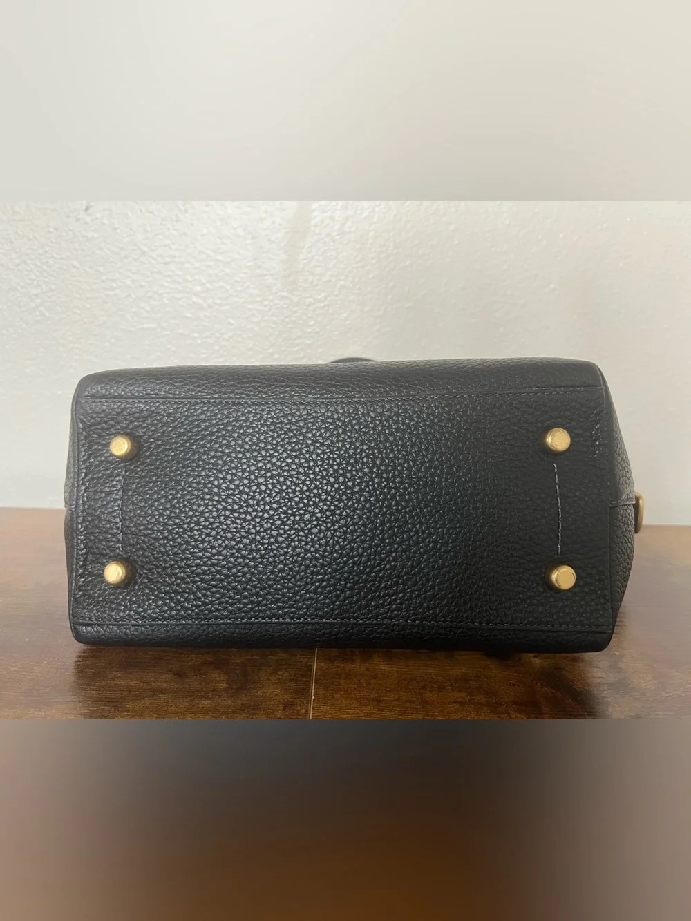 Coach Cara Pebble Leather Satchel